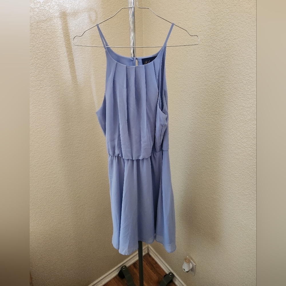 Blue Rain Sleeveless Sun Dress